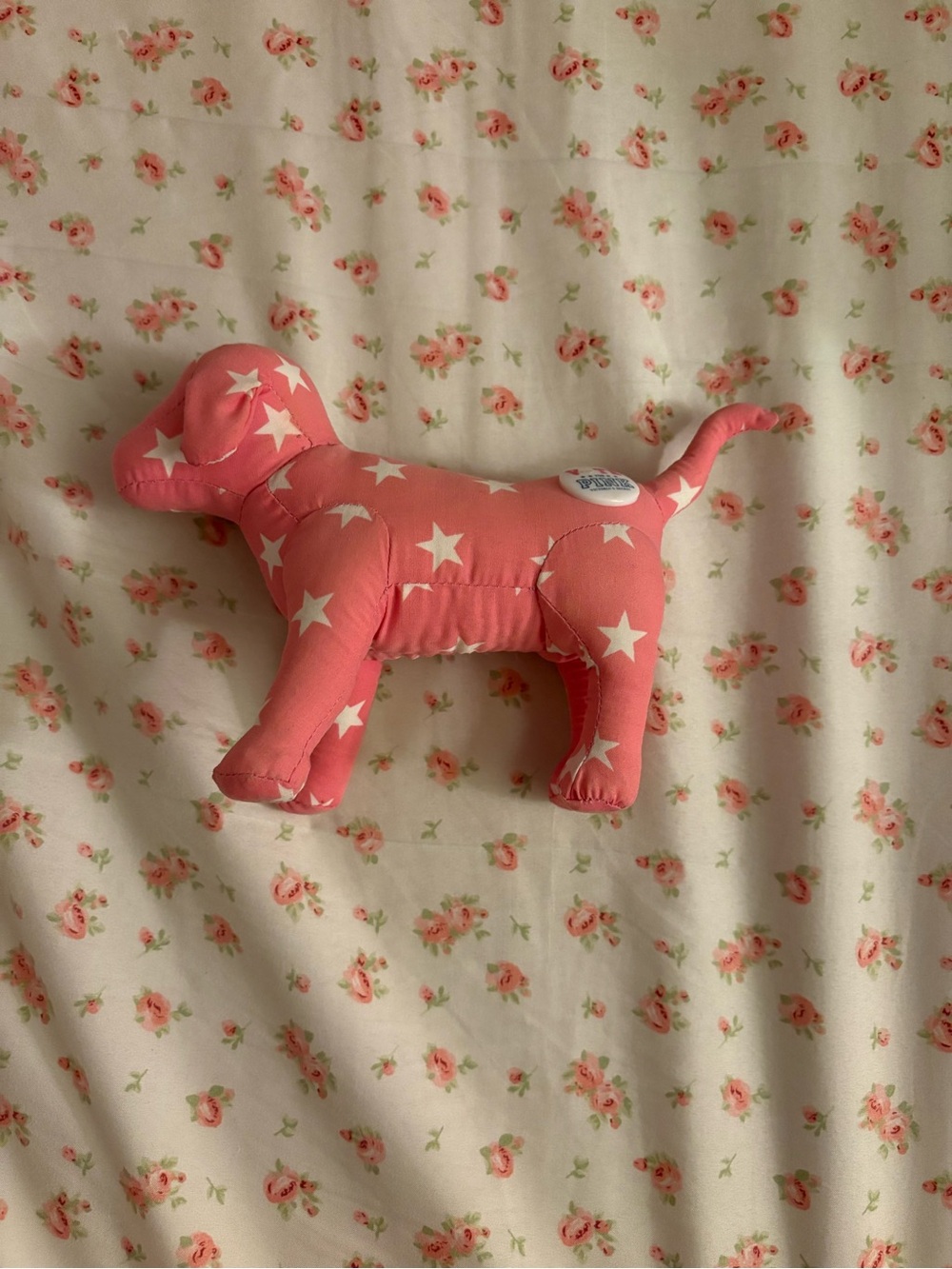 Victoria's Secret Pink Star Plush Dog